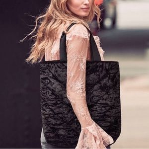 Victoria’s Secret Crushed Velvet Tote Bag